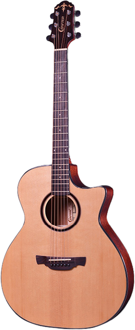 CRAFTER ABLE G-600ce/N 電木吉他, 1個, 原木色, ABLE G 600ce/N