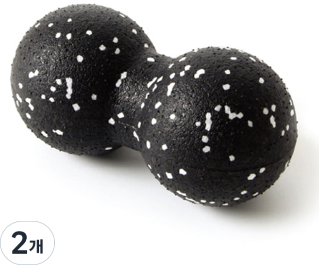 아이워너 EPP 땅콩 폼볼, 블랙, 2개
