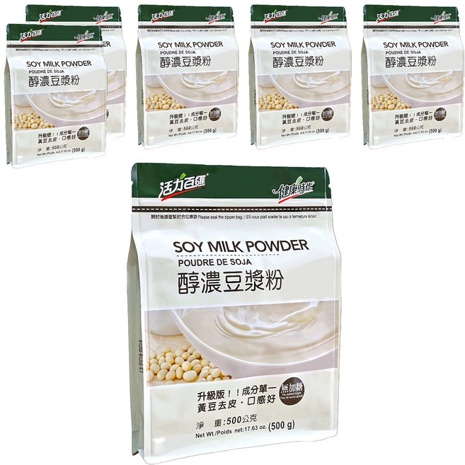健康時代 醇濃豆漿粉, 500g, 6包
