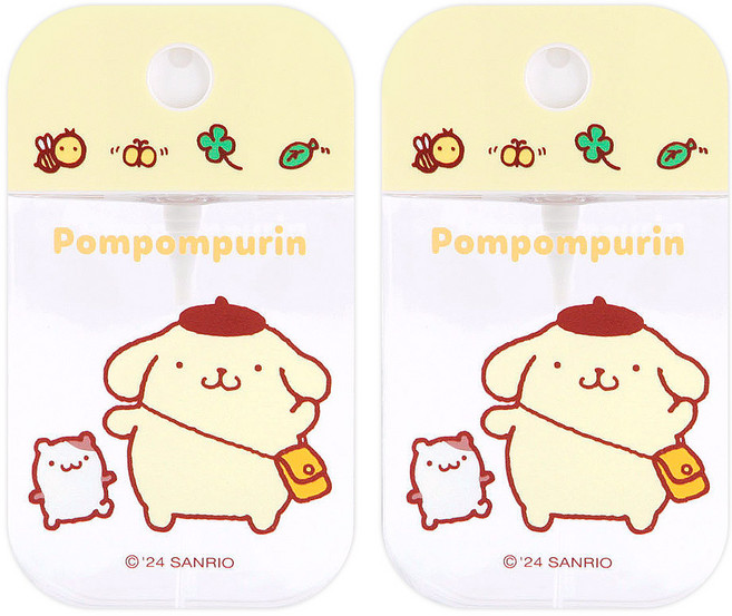 뷰티홈 산리오 포켓 스프레이 용기 50ml, 폼폼푸린, 2개