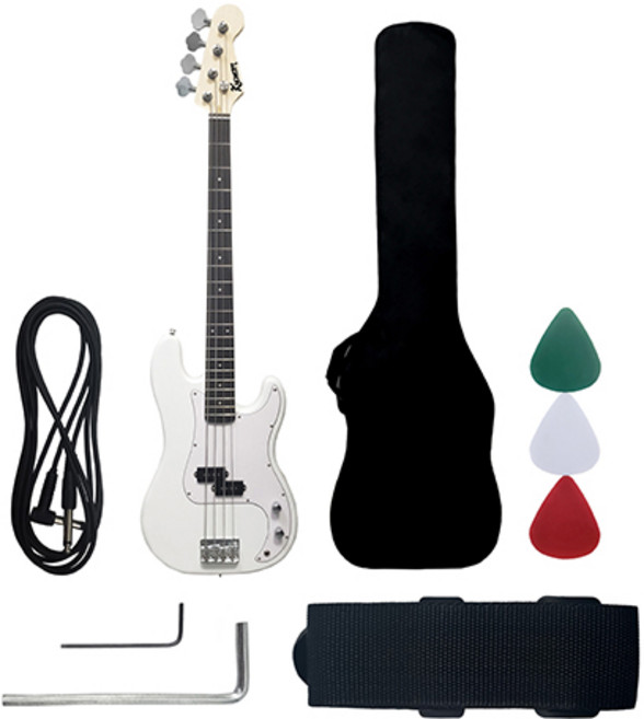 코네임 입문 연주용 베이스 기타, 2W017WH11(화이트), 화이트, 1개