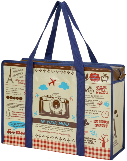 타카라 TKR 국산 지퍼 타포린백