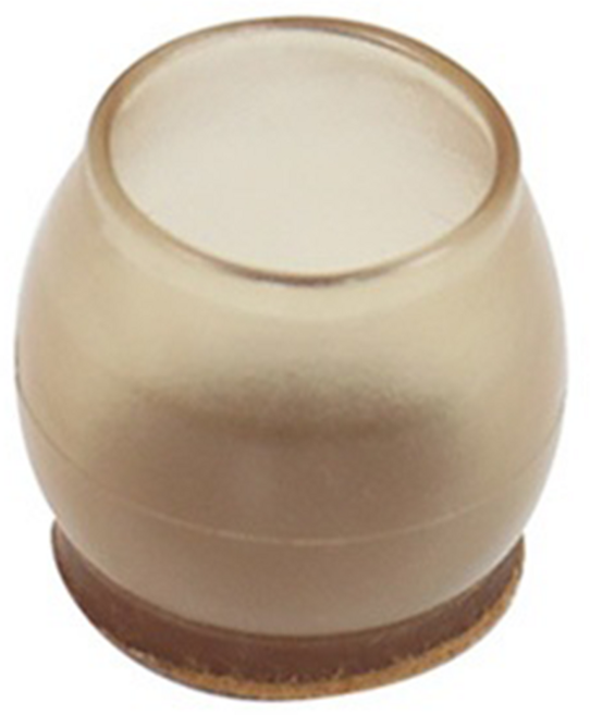 COMET 加厚升級毛氈靜音桌椅腳套 茶色圓形, 8個