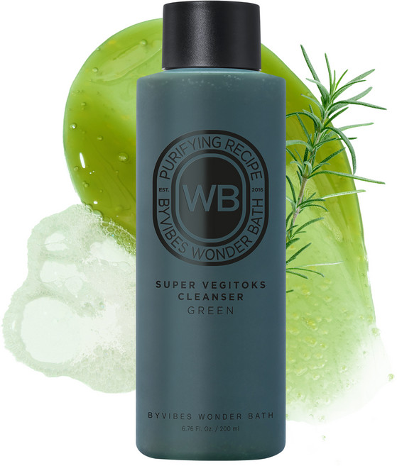원더바스 슈퍼 베지톡스 그린 팩클렌저, 200ml, 1개