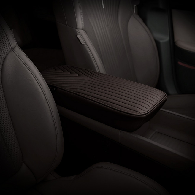 아임반 그랜저GN7 자동차 콘솔쿠션, 모노블랙, 1개