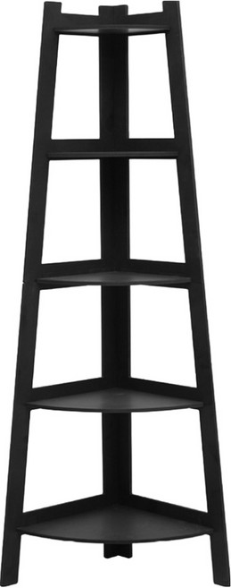 민쓰맘 코너 선반 30 x 30 x 106 cm, 코너 블랙, 1개