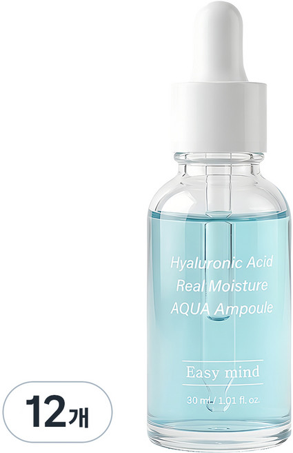 이지마인드 히알루론산 리얼보습 수분앰플, 12개, 30ml