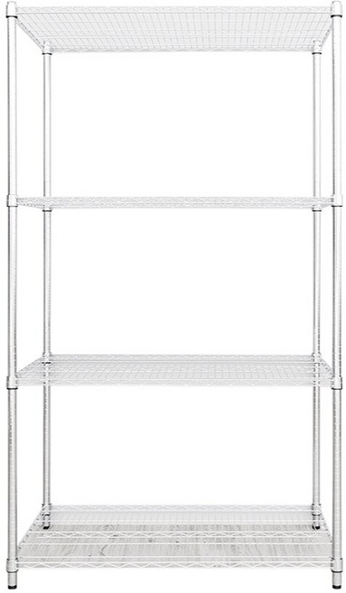 dayneeds 日需百備 荷重型 鎖管 四層架 鐵力士架 收納層架 展示架 層架 鐵架, 電鍍, 4層