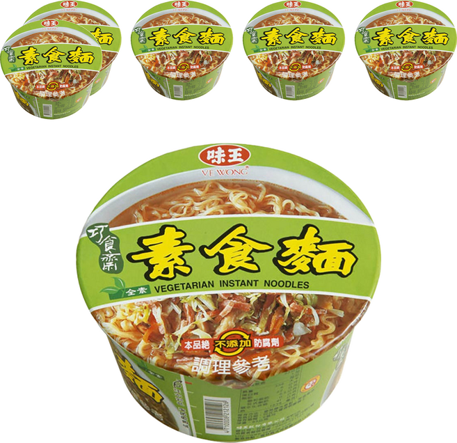 味王 巧食齋 素食麵 83g, 6入
