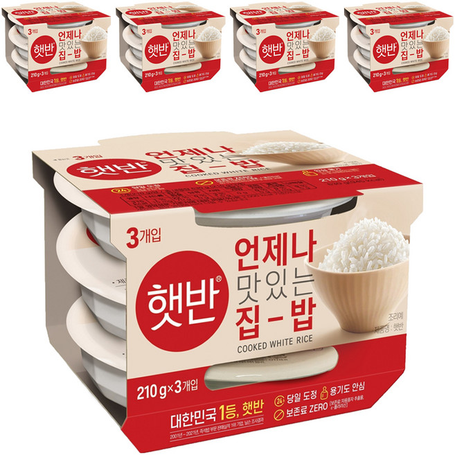 CJ 即食白飯, 210g, 15個