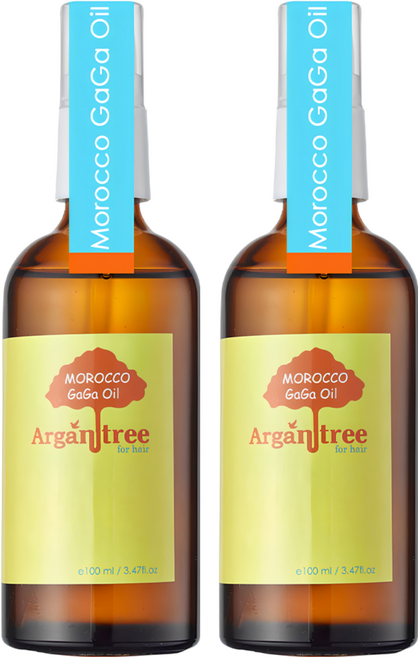 DR.GAGA 不黏手護色版摩洛哥堅果護髮油 輕浪漫, 100ml, 2瓶