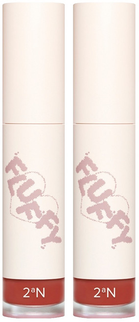 투에이엔 플러피 블러 틴트, 5g, 04 멀드코랄, 2개