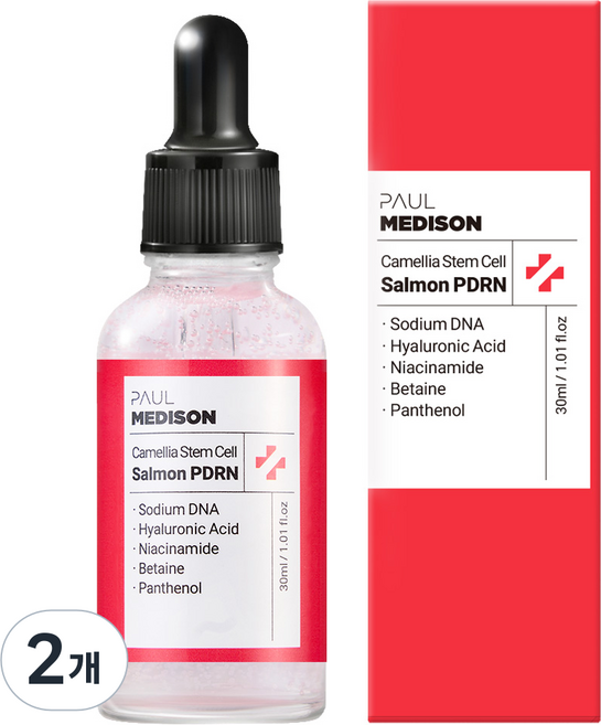 폴메디슨 동백줄기세포 연어PDRN 앰플, 30ml, 2개