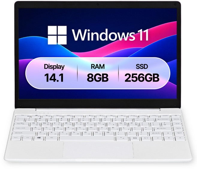 베이직스 2024 베이직북 14 N-시리즈, BasicWhite, 256GB, 8GB, WIN11 Home, BB1422SS-N