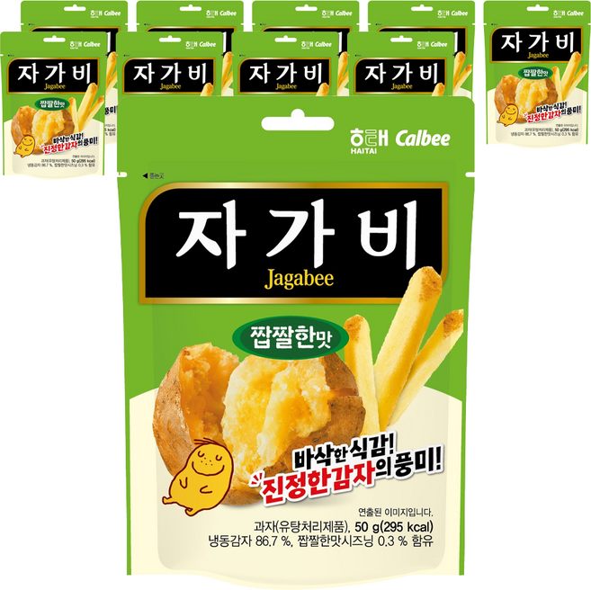 자가비 짭짤한 맛, 50g, 10개