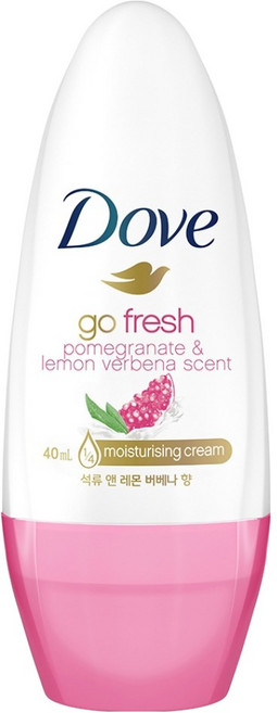 도브 석류 앤 레몬 버베나 향 롤온 데오드란트, 40ml, 1개