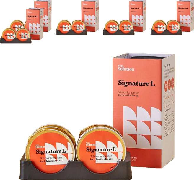 베츠솔루션 강아지 시그니처캔 L 유산균 for cat 6p, 유산균 for cat 12p, 180g, 6개