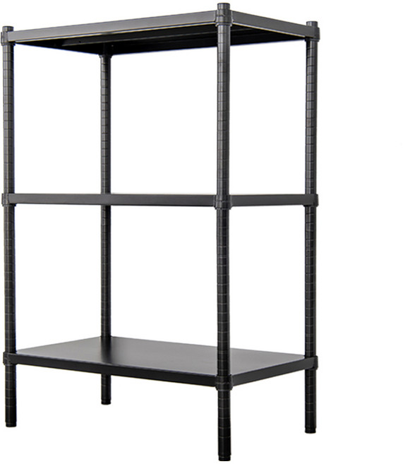 dayneeds 日需百備 極致工藝 烤漆三層架 展示架 儲藏架 收納層架 層架 鐵架, 黑色, 3層