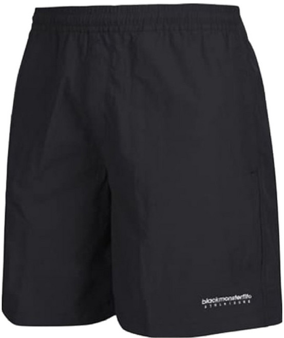 blackmonsterfit 防磨衣 海灘泳褲, 黑色