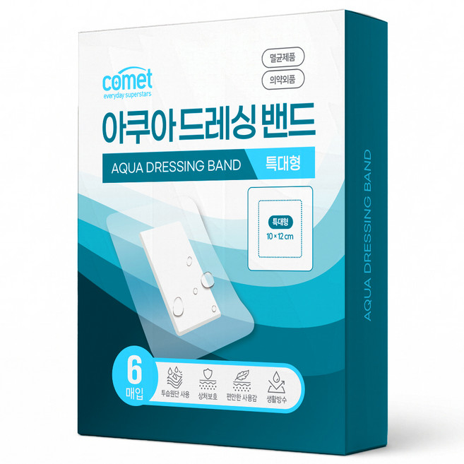 탐사 아쿠아 드레싱 밴드 6p, 1개