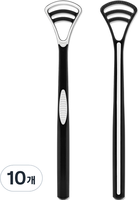 내모미해 3중 혀클리너 블랙, 10개