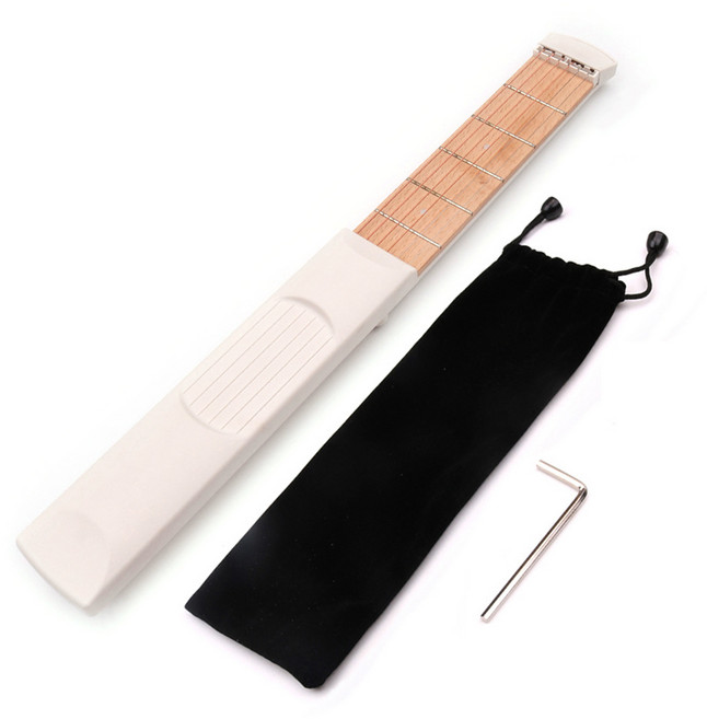 대성 휴대용 기타코드 연습세트 화이트, 1세트