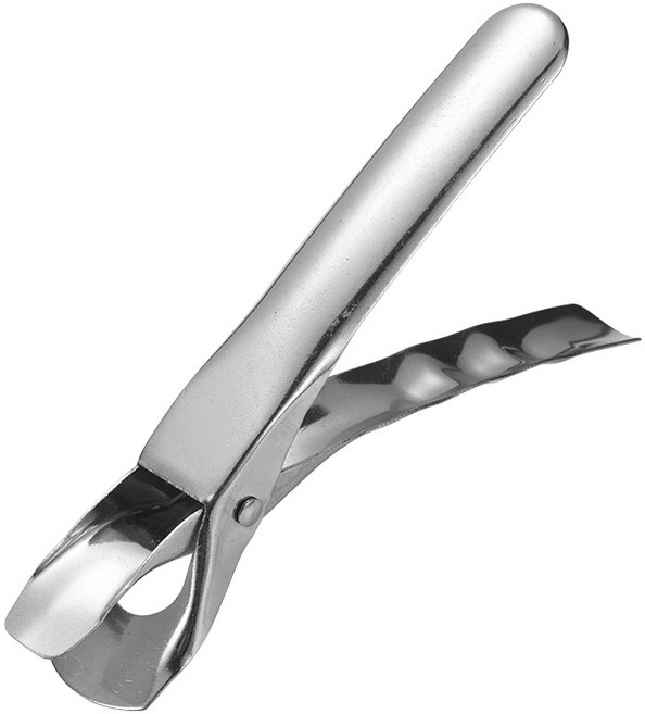 不鏽鋼強力防燙夾, 1個, 銀色