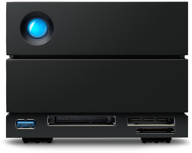 씨게이트 LaCie 2Big dock Thunderbolt 3 외장 하드 디스크, 28TB, 블랙