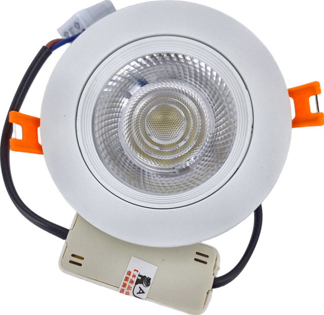 APEX LIGHTING 艾沛斯照明 9cm 辛巴崁燈 白殼 透鏡 6500K AP-D0908D-D1, 白光, 1個
