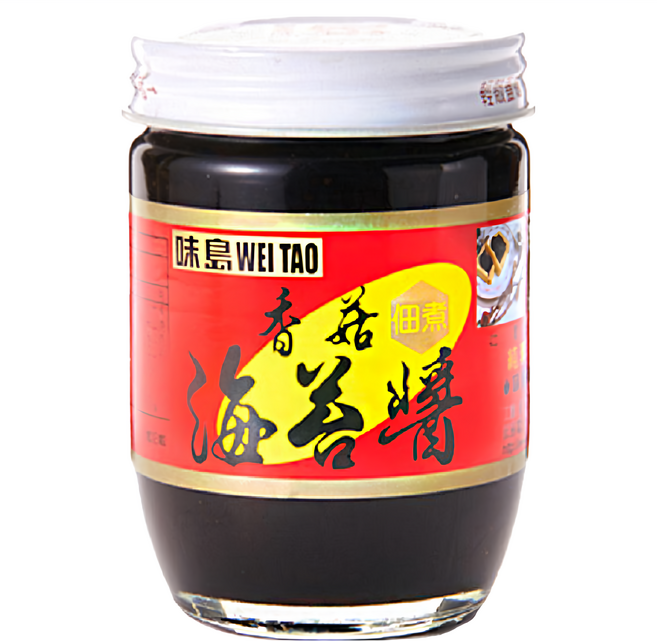 味島 香菇海苔醬 純素, 190g, 1罐