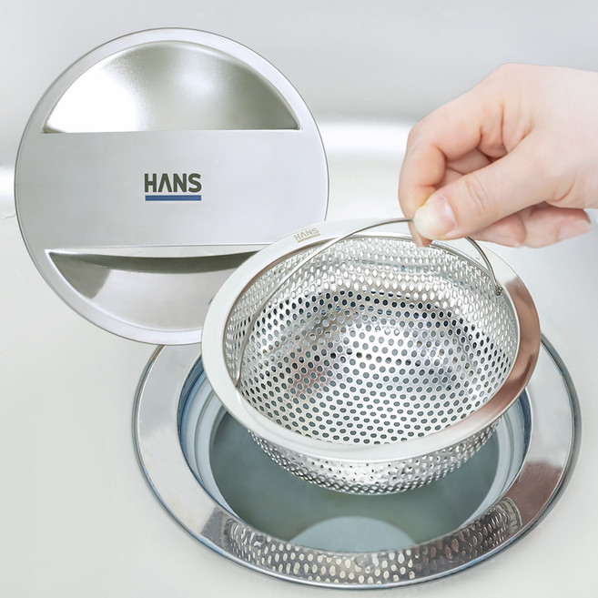 천일한스 싱크대 배수 구망 + 덮개 세트, 1세트