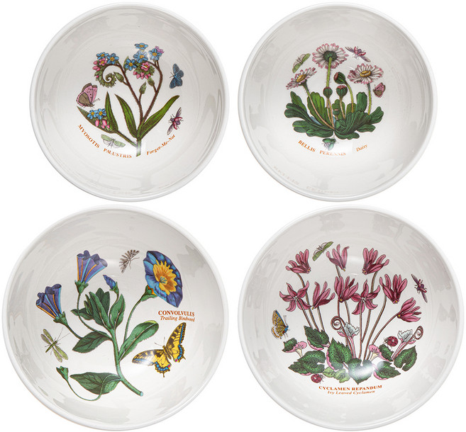 포트메리온 보타닉가든 공기 대접 2인 세트, A, 공기 2종 + 대접 2종, 1세트