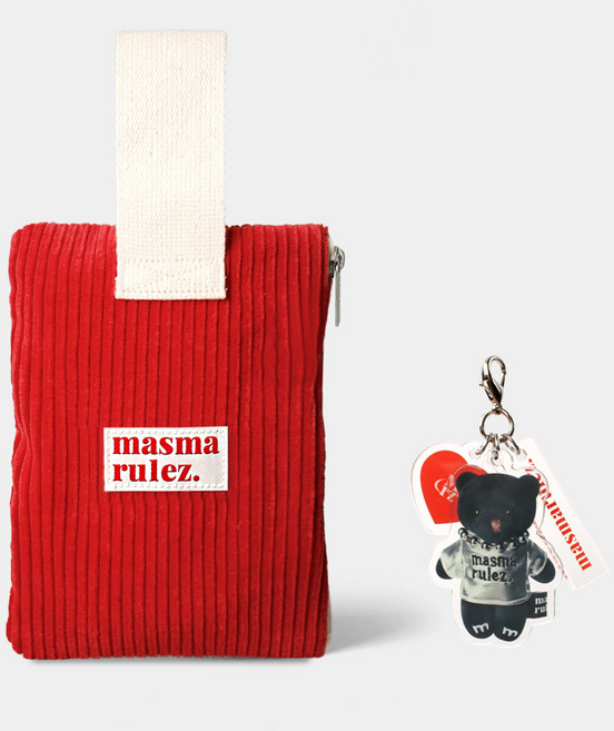 마스마룰즈 스트랩파우치 + 키링 세트