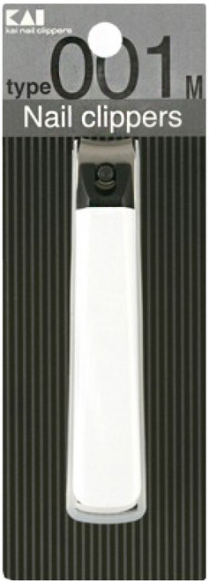 KAI 貝印 type001系列 指甲剪 彎口 KE-0122 M, 白色, 1件
