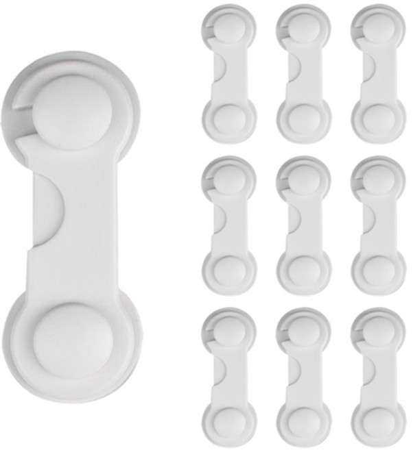 아이끌레 고리형 안전 잠금장치, 화이트, 10개