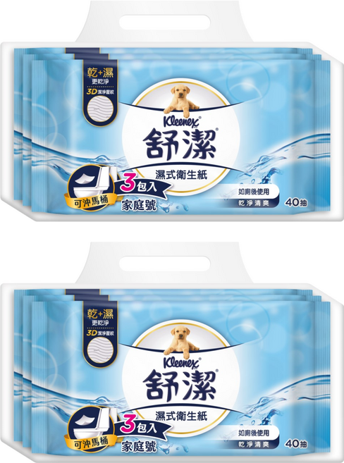 Kleenex 舒潔 濕式衛生紙, 1包, 6包
