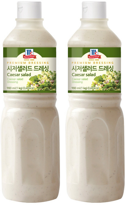 맥코믹 시저샐러드 드레싱, 1kg, 2개