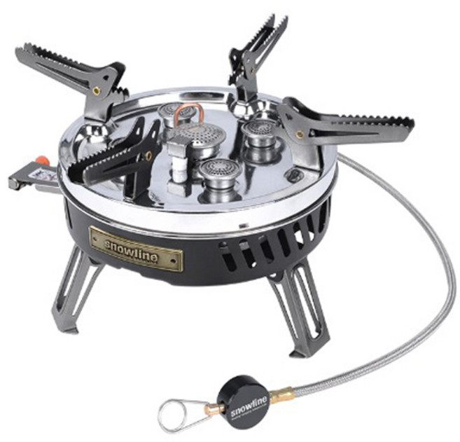 스노우라인 로켓파워스토브 + EVA 수납케이스 세트, 1세트, 블랙