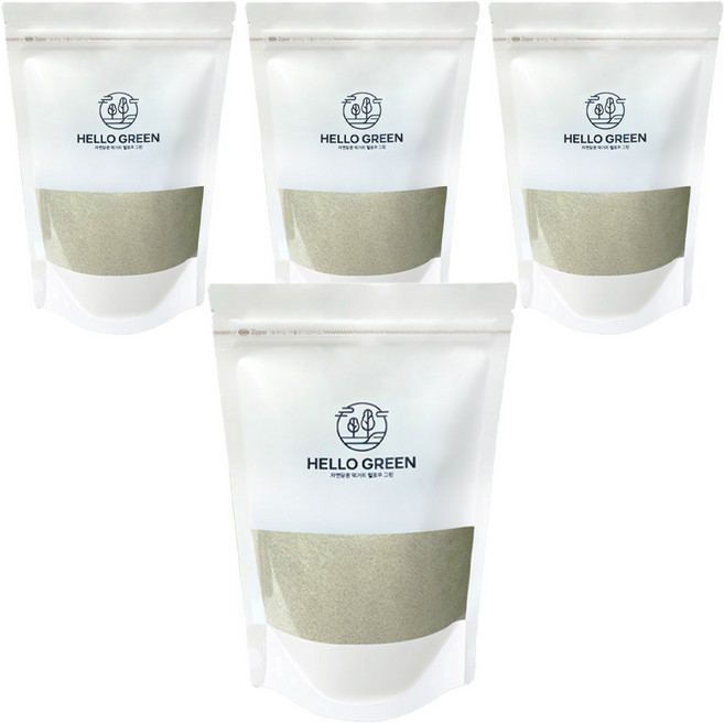 헬로우그린 국산 다시마 가루 팩, 500g, 4개