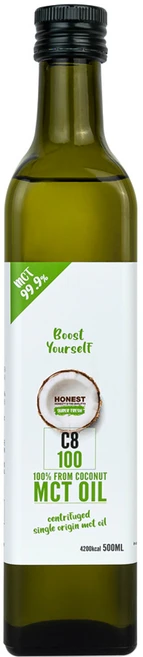 어니스트 코코넛 MCT 오일 C8, 500ml, 1개 - 쿠팡