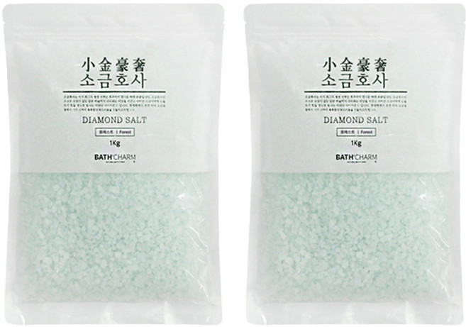 바스참 소금호사 다이아몬드 솔트 포레스트, 1kg, 2개
