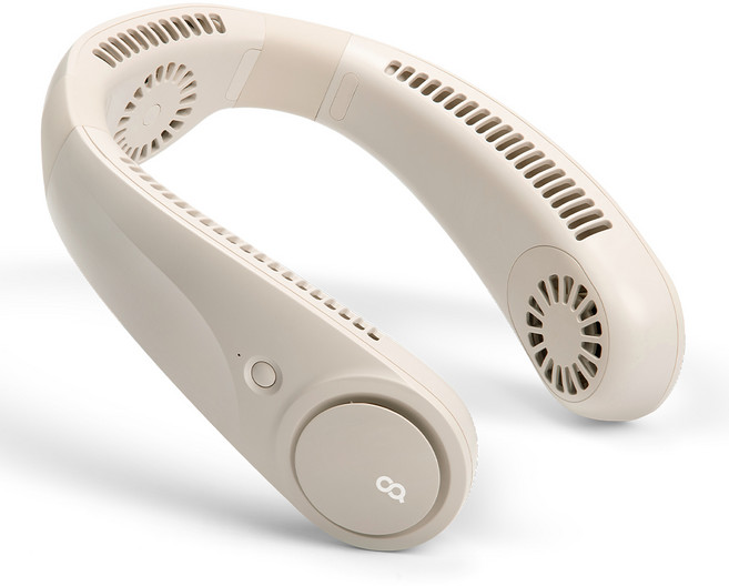 오아 넥쿨러 프로 BLDC 휴대용 목 선풍기, OFN-043BE, 베이지