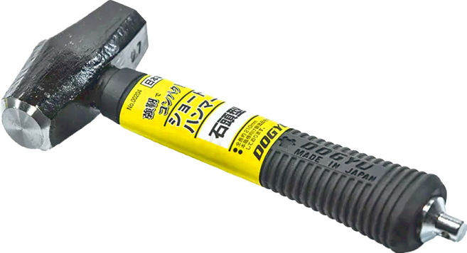 DOGYU 土牛 強韌極短鎚 石頭型 全長210mm 頭全長78mm, 00204, 1支