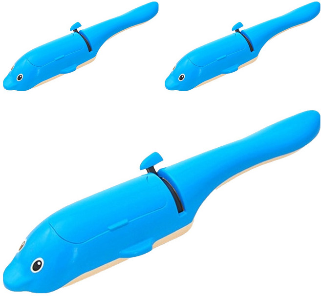 모나코올리브 돌핀 털먼지제거 브러쉬, 혼합 색상, 3개