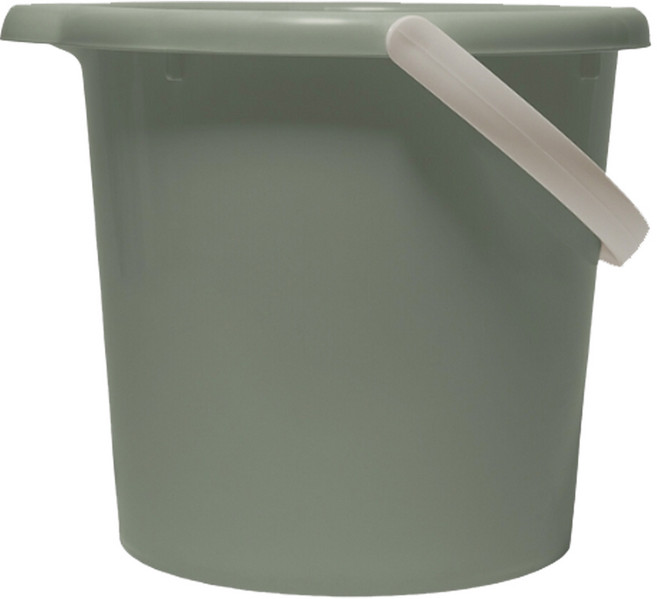 GINII 基尼 質感加厚手提水桶 3L 聚丙烯PP材質 耐熱100度 耐冷-20度, 莫蘭迪綠, 1個
