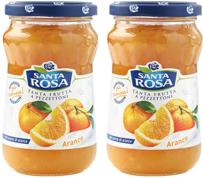 산타로사 오렌지마말레이드잼, 350g, 2개