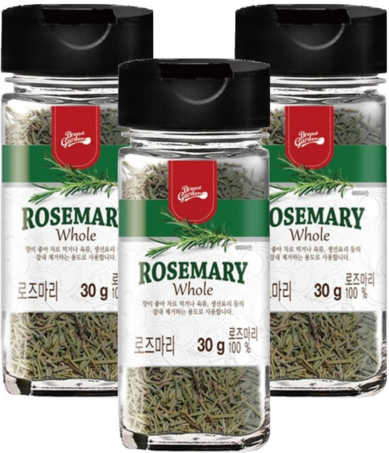 브레드가든 잡내제거 로즈마리, 30g, 3개