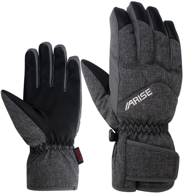 어라이즈 스키 보드장갑 AWGA019_GY, 그레이, 1개