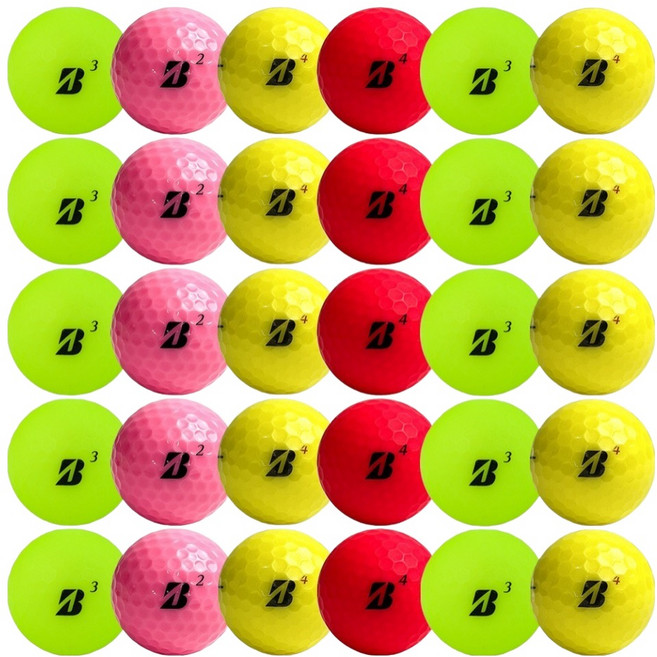 BRIDGESTONE GOLF 特A+級高爾夫二手球 42.67mm, 1個, 混色(隨機出貨), 30個