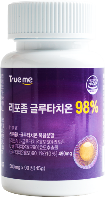 트루미 리포좀 글루타치온 98%, 1개, 90정
